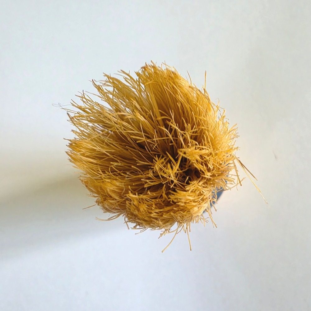 Vintage Ever-Ready 100 Shaving Brush Blue Butterscotch Yellow USA Made 1940s/50s - Picture 4 of 5
